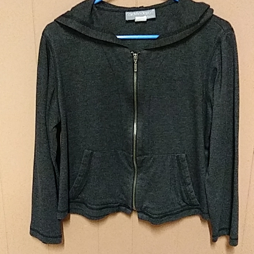 Vtg Carol Anderson (California) Cropped Hoodie